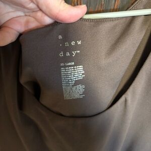 A New Day Chocolate Brown Top
